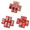 6PCS Paper Horse Year Red Envelope Cartoon New Year Spring Festival Red Envelopes Lucky Bless Words Hongbao Marriage Celebration