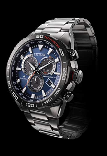 Citizen Promaster CB5034-82L Серия LAND Часы с питанием от Eco-Drive и радиоконтролем, Direct Flight, Мужские, Серебристые