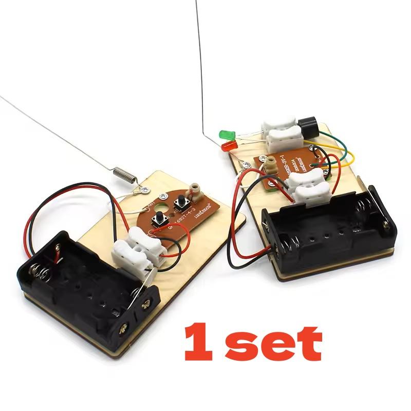 DIY wireless transmitter, children's technology telegraph machine, backbone education mode in scientific experimental equipment