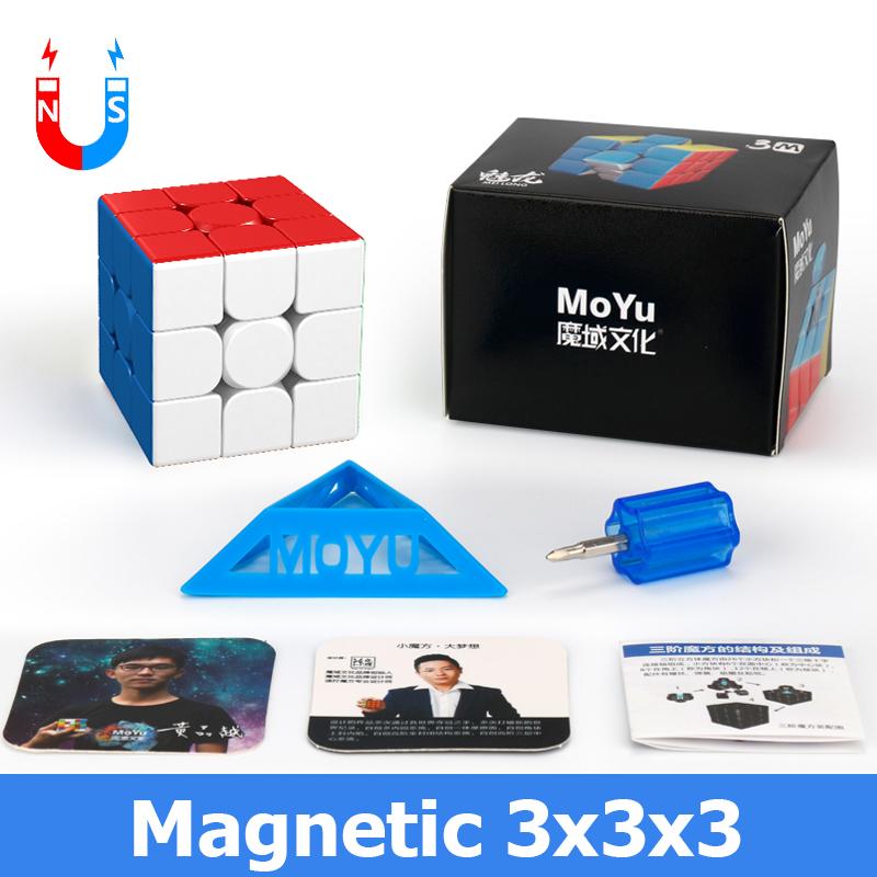 Meilong Magnetic 2x2 3x3 4x4 5x5 Magic Speed Cube Meilong 2M 3M 4M 5M Pyraminx M Fidget Toys Stress Reliever Toy