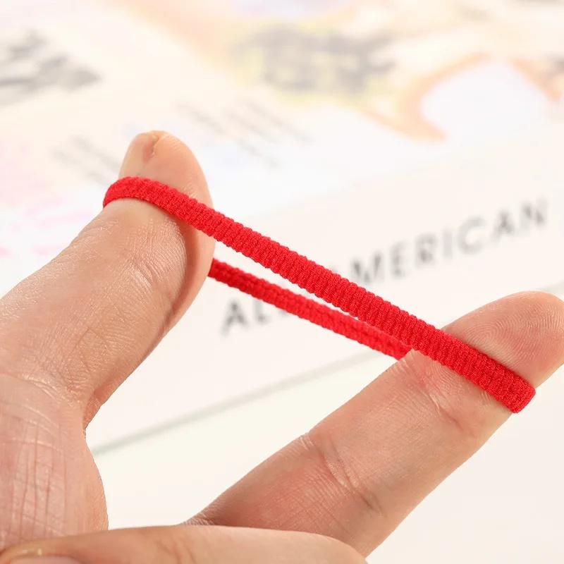 Small Rubber Band High Elasticity Does Not Hurt The Hair Multi Color System 2 Cm Diameter