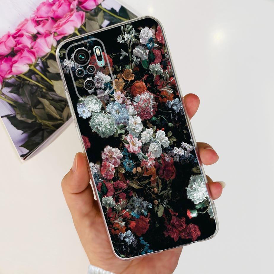 Чехол для Xiaomi Redmi Note 10 Note 10S Милый Мультяшный Расписной Чехол Мягкий Силиконовый Чехол Для Redmi Note 10 Pro Max Note10 10S Fundas