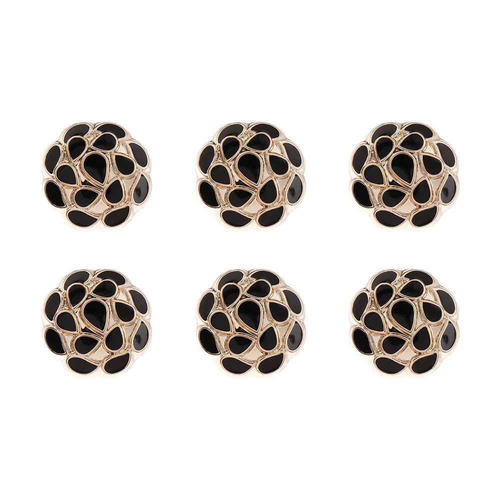 6PCS Clothing Crafts Decorative DIY Anti-exhaust Adjustable Coat Button Seamless buttons Detachable