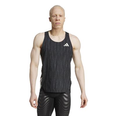 Мужская майка Adidas Adizero для бега JTQ55 Карбон/Черный (JN0298)