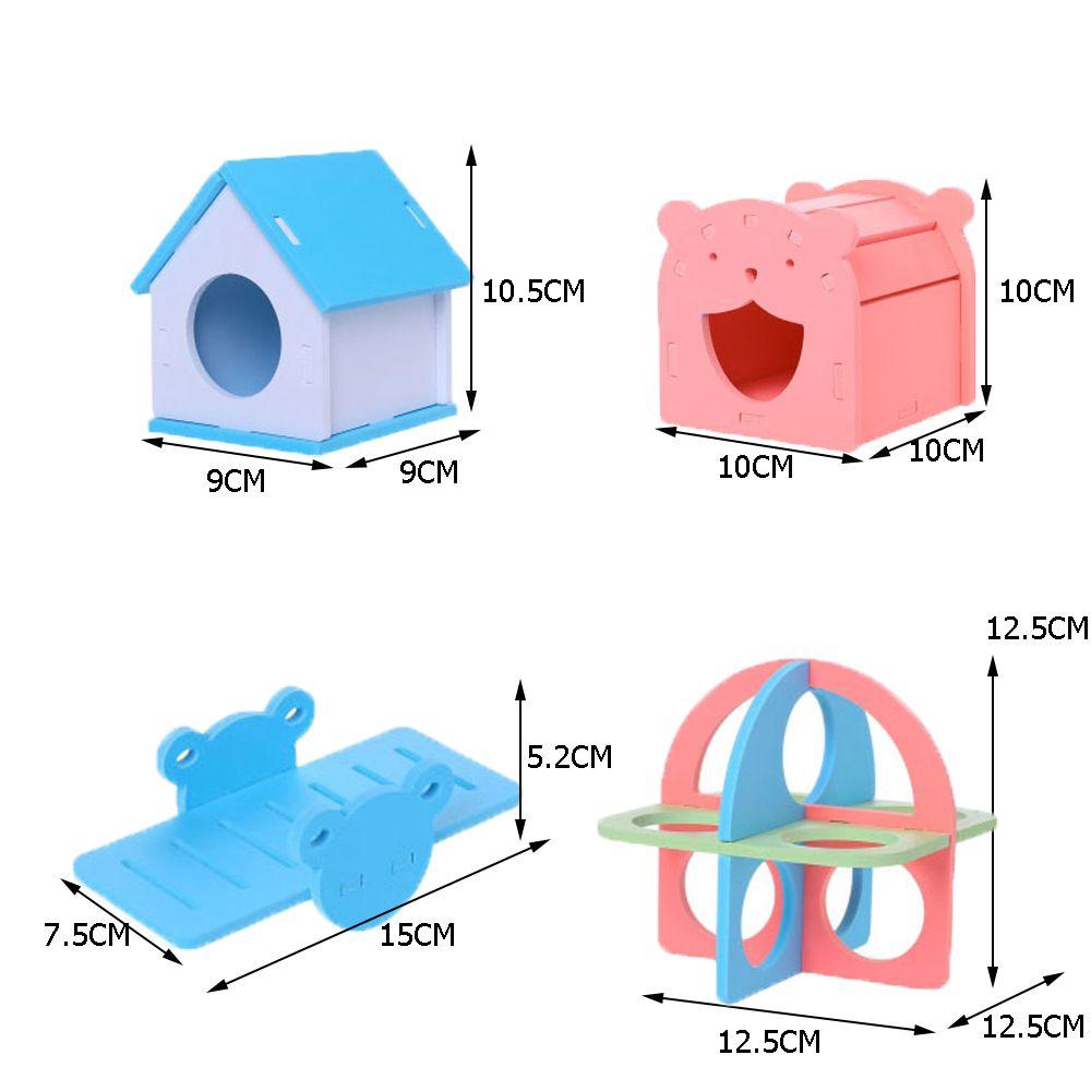 Лестничный домик для шиншиллы, сборка домика для хомяка, товары для животных, игрушка для питомца, игрушка для упражнений для хомяка