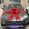 Красный Гигантский Бант на Свадебную Машину Автомобиль Декорация для Автосалона 4S Магазина Праздничный Подарок Доставка Автомобиля Праздничное Украшение Бант