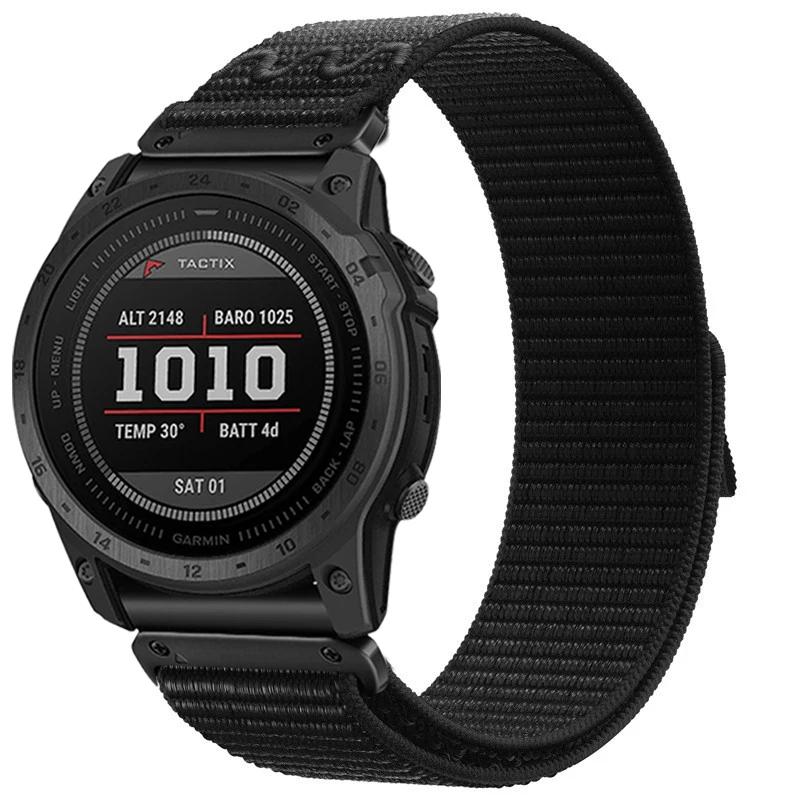Ремешок Quickfit для Garmin Fenix 8 FE 7 7X Pro Ремешок для часов 22 26 мм Нейлоновый плетеный ремешок для Enduro3 2 Fenix 5 5X 6 6XPro 51 мм Браслет