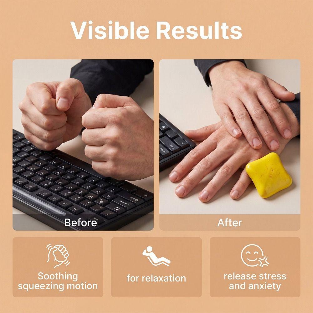 TPR Cream Toast Squeeze Toy Silicone Cartoon Fidget Toy Funny Toys Cream Toast Pinch Toy Children