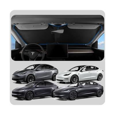 Spigen Солнцезащитный козырек для Tesla Model Y Juniper (2025) и Tesla Model 3 Highland (2025/2024) Стеклянная крыша, Защита от УФ-лучей, Складной, с сумкой для переноски, TO260