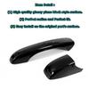 Glossy Black Side Smart Door Handle Covers Trims For Chrysler 300 / 300C / 200