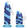 Silicone Water Bottle Portable Foldable Cup Fruit Juice Leak-Proof Outdoor Sport Traveling Camping Bottle Collapsible Cup Bottle