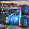 Машинка на радиоуправлении, машинки на радиоуправлении, игрушки для машинок на радиоуправлении, новые модернизированные игрушечные машинки с полосками света и фарами, двухсторонняя вращающаяся на 360° машинка на радиоуправлении