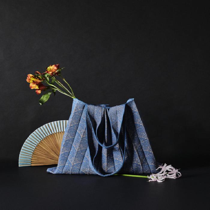 Двусторонняя сумка-шопер Pleatsmama, широкая, 3 цвета