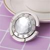 Portable Hanging Crystal Alloy Bag Desk Hooks Portable Handbag Folding Hanger