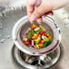Kitchen Sink Strainer 304 Stainless Steel with Carrying Handle Fine Mesh Sink Strainer Food Hair Strainer Sewer Kitchen Utensils