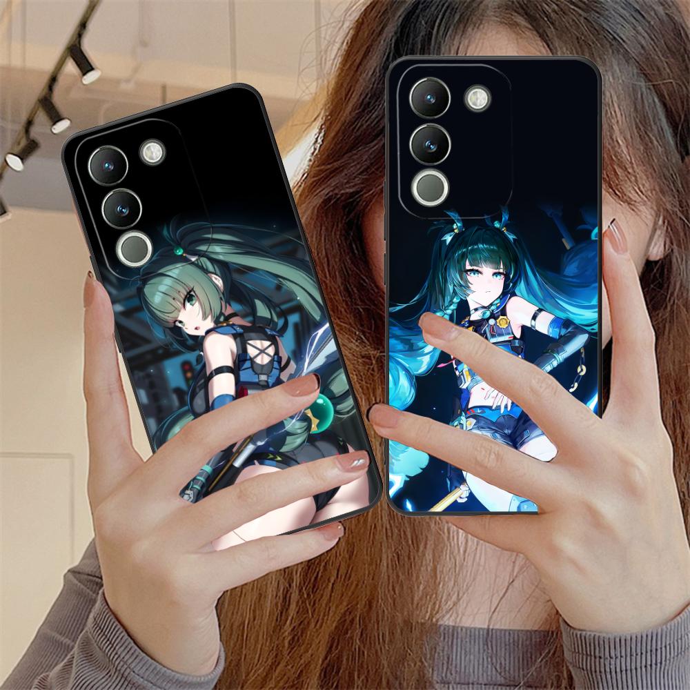 Чехол для телефона Zenless Zone Zero QingYi для VIVO Y77 76 75 74 73 72 58 56 55 51 50 38 36 Y19 Y18 Y03 Y01 5G с цветной печатью