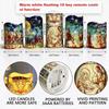 5pcs LED Nativity Scene Candles Flameless Artificial Fake Candles  Holiday