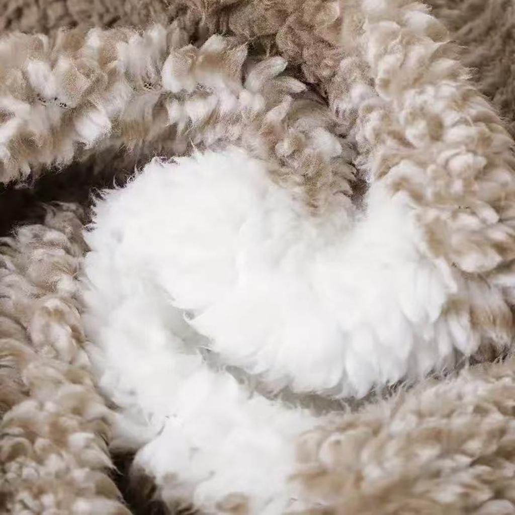 Children's Fashion Plaid Long Sleeved Hooded Plush Warm Jacket