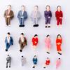 Street Park Figures Accs Miniatures Sitting People Figure Park Layout HO Scale Seated People Model