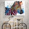 Abstract Animal Canvas Painting Watercolor Zebra Paintings Animals Prints for Living Room Decoration Home Decor Cuadros Wall Art