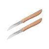 Set of 2 Paring Knives with Wooden Handles, 7.5 Cm Blade Country Ref. 9920650
