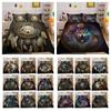 Пододеяльники с принтом волка, полиэстер, двойное постельное белье, детское мягкое домашнее постельное белье высокого качества
