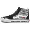 Sk8 Pro High-Top Skate Shoes Graffiti Unisex Sneakers Black White VN0A45JDV0B