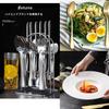 Batone Столовые приборы Nordic Набор столовых приборов из 24 предметов на 6 персон для дома, посудомоечной машины, свадебный набор столовых приборов, японский набор безопасной для пищевых продуктов, стиль, набор, набор, ложка,