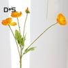 Искусственный цветок со стеблем, реалистичный домашний офисный стол, центральная часть свадебного искусственного цветка, ветка, искусственная цветочная композиция, украшение, реквизит для фото