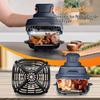 Запасные части для аэрофритюрницы Ninja Crispi Air Fryer FN101GY, Аксессуары для аэрофритюрницы: Решетка-гриль, Поддон для запекания, Поддон-корзина с резиновыми ножками