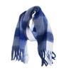 Autumn and Winter New Thickened Shawl Imitation Mohair Coarse Whiskers Colorful Plaid Scarf