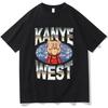 Funny Kanye West Meme T-Shirt Men's Vintage Hip Hop Rap Style Tshirt Men Women Short Sleeve T Shirt Streetwear Rap Culture Top