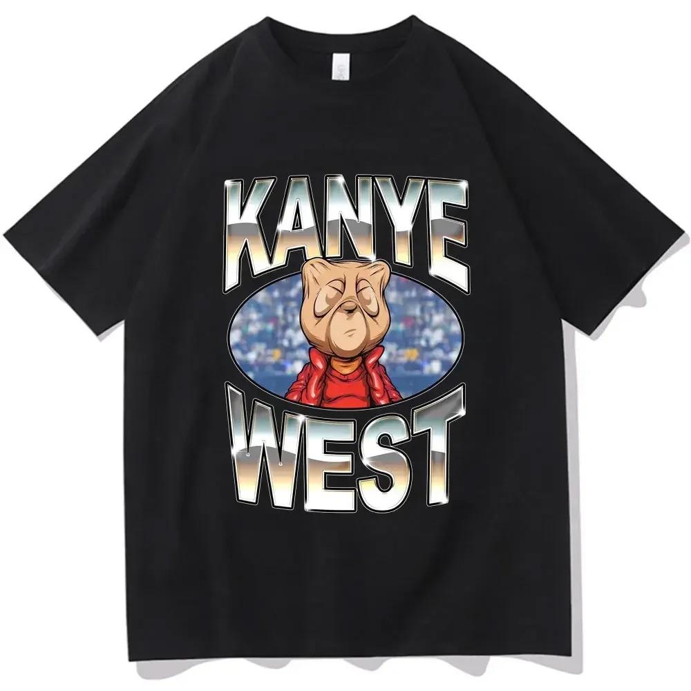 Funny Kanye West Meme T-Shirt Men's Vintage Hip Hop Rap Style Tshirt Men Women Short Sleeve T Shirt Streetwear Rap Culture Top