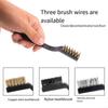 3pcs7”Cleaning Toothbrush Copper Wire Stainless Steel Nylon Brush Rust Removal