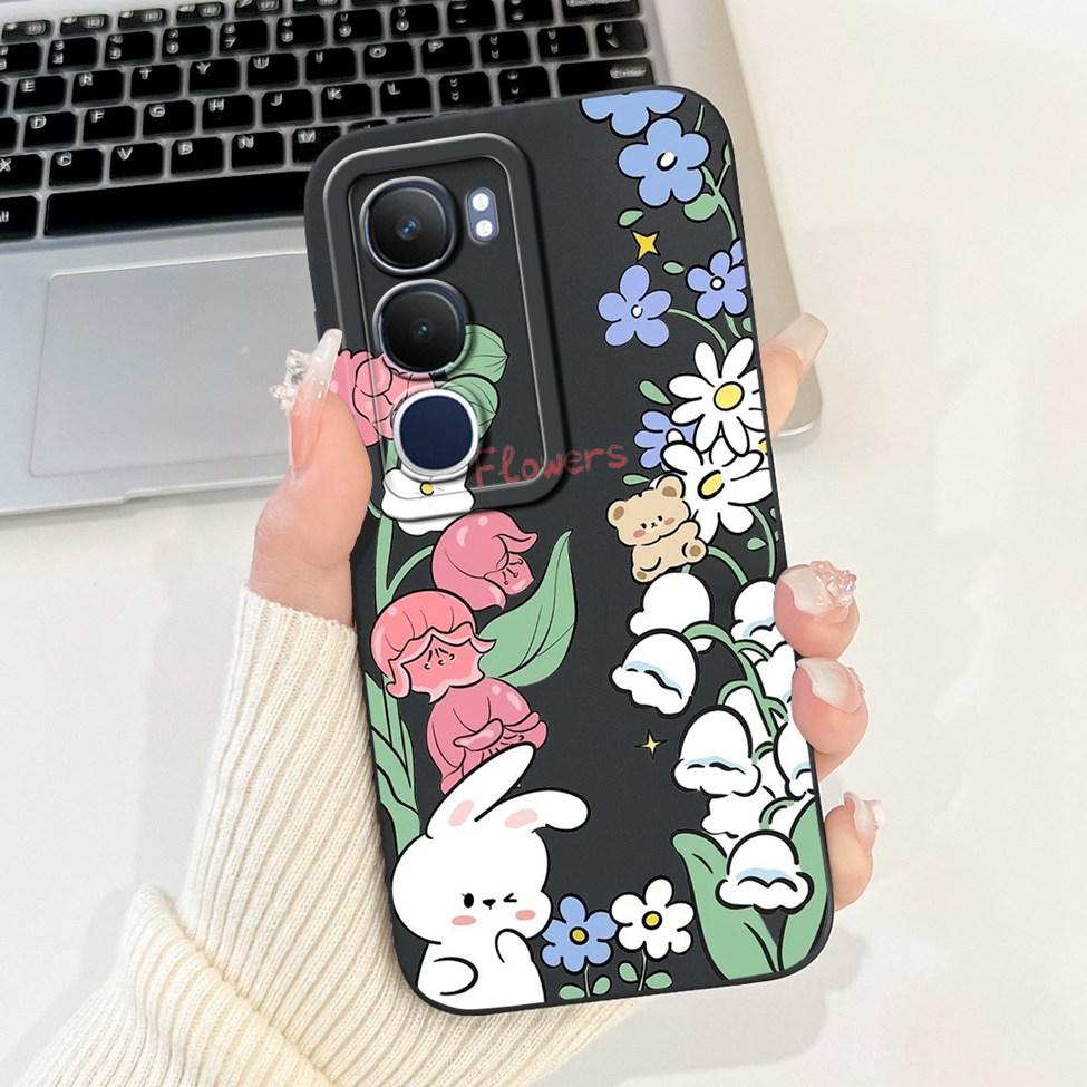 Для Vivo Y19 1915 Чехол Y19S V2419 Роскошный Модный Милый Мультяшный Девочка Ударопрочный Силиконовый Задний Чехол Для Vivo Y19s Чехол Для Телефона Funda