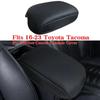 Подлокотник автомобиля, центральная консоль, крышка подлокотника, подушка, аксессуары для интерьера, чехол из искусственной кожи для Toyota 2016-2023 Tacoma