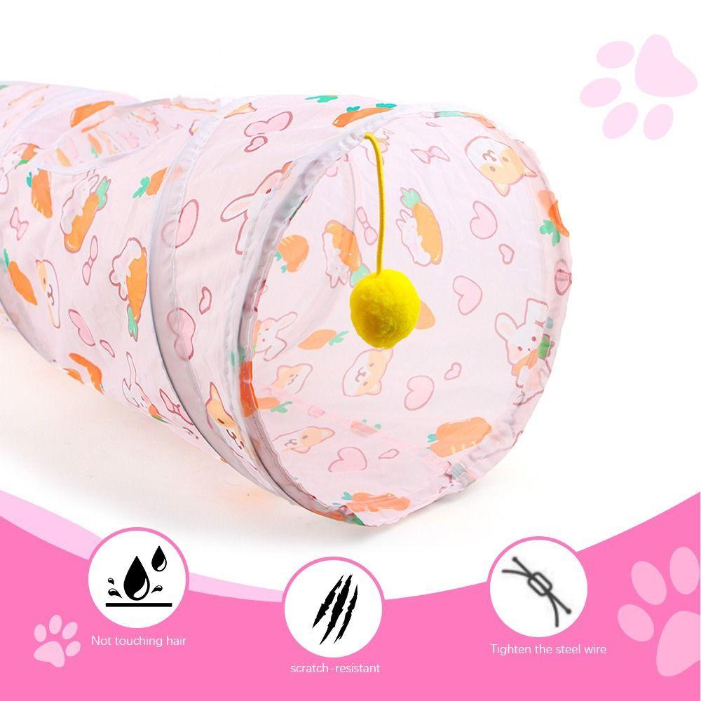 Складное кошачье гнездо Полиэстер+Стальная проволока Игрушка для питомца для веселой игры Веселый кошачий туннель Труба Кот