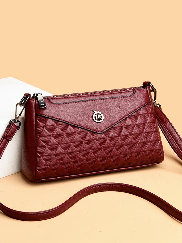 High-End Xiaoxiangfeng Single Shoulder Underarm Small Women'S Bag Rhombus Multi-Layer Messenger Bag