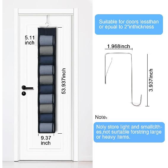 Legging Organizer for Closet Hanging, Hanging Legging Organizer, Legging Storage for Closet, Behind Door, Wardrobe, Clothes Storage, Hanger 20
