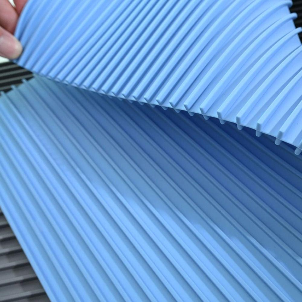 Roll Up Silicone Drying Pad Rectangle Insulation Placemat  Desktop Decoration