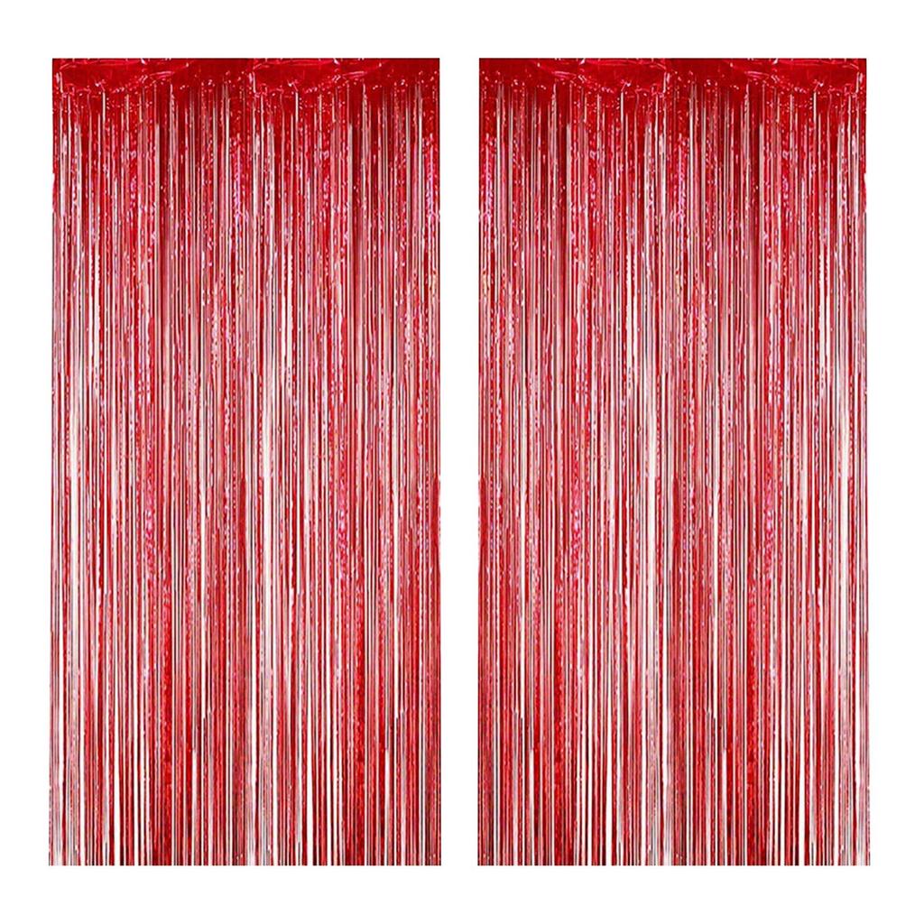 Набор из 2-х красочных фонов для оформления дня рождения, занавесок из алюминиевой фольги с лентами, украшений для шаров и декоративных студийных аксессуаров