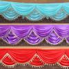 3/6M Wedding Backdrop Curtain Swag Ice Silk Fabric Event Party Valance Drape Panel Table Skirts Party Banquet Backdrop Decor