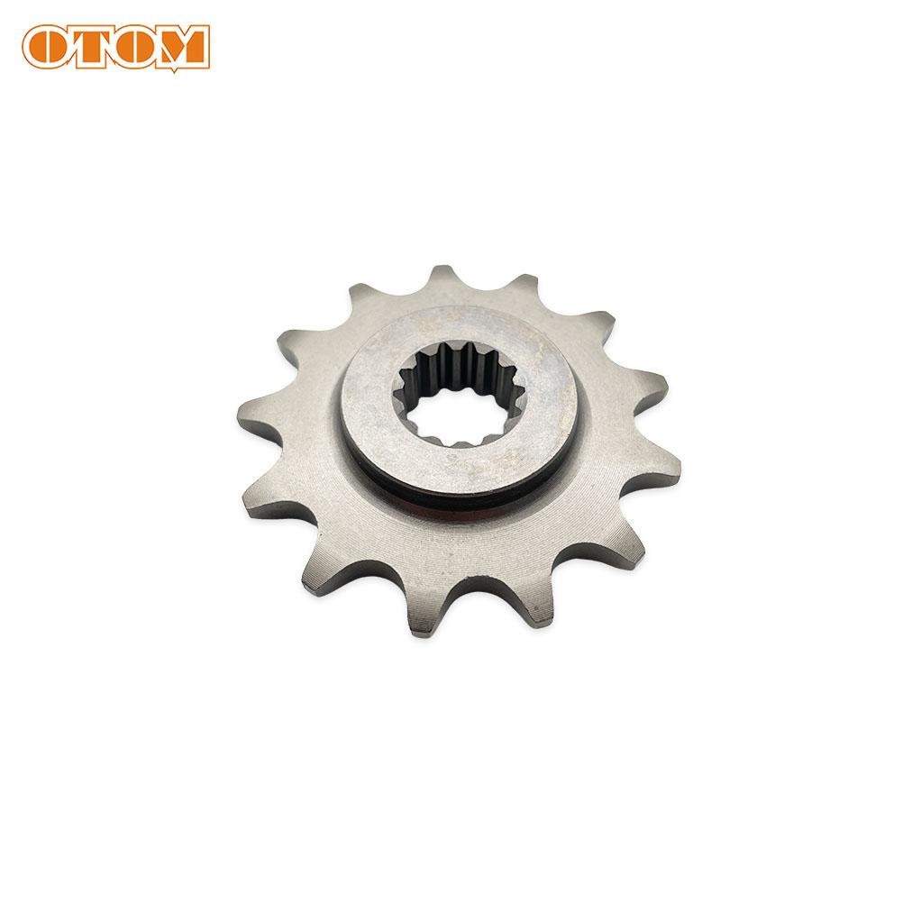 OTOM Motorcycle Front Sprocket Drive Sprocket Washer Nut 520 13T For LONCIN YB300H YBS300 KEWS K16 K23 HENGJIAN S7 Engine Part