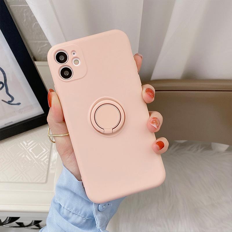 With Ring Holder Phone Case for Samsung Galaxy S24 Ultra S23 S22 S21 Plus A13 A52 A53 A54 TPU Soft Back Cover