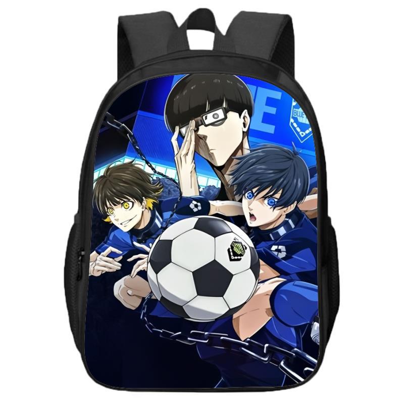 Blue Prison Double Layered Boys and Girls Backpack for Primary and Secondary School Students