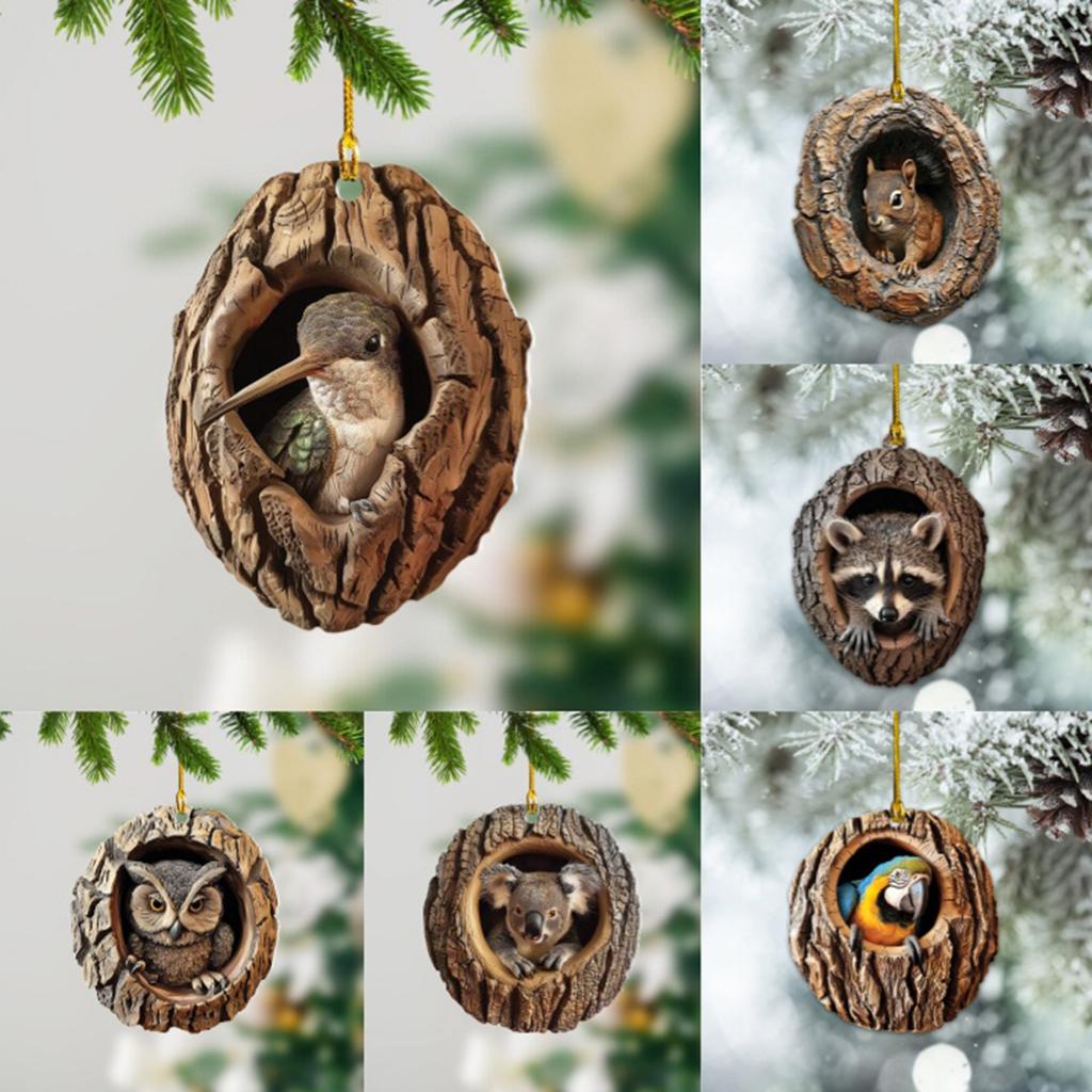 Украшения в виде лесных животных Рождественские украшения, Рождественские украшения, Украшения для дома, Рождественские елки, Подвески