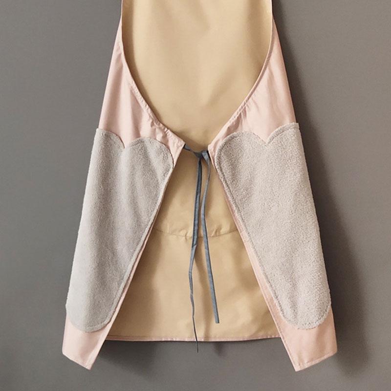 Кухонный фартук женский домашний милый кулинарный водонепроницаемый маслостойкий фартук с пятнами