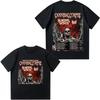 Cannibal Corpse Североамериканский тур 2025 Футболки Рок-группа Металлическая Музыка Футболка Летняя Хлопок Принт Короткий Рукав Женщины Мужчины Топы - M...