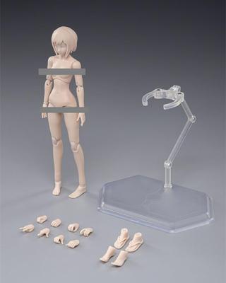 86TOYS для фигурки Pearl Whitening Skin Manga Anime Style женское тело и неокрашенная голова и кулак набор маленький [TOYBARJAPAN] T86-ST 1/12