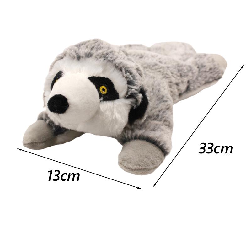 Plush Non Toxic Dog Chew Toys Clean Teeth Pet Toy for Small Medium Dogs Squeak Honey Badger Pug Puppy mascotas Accessories Stuff